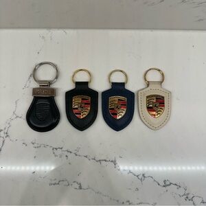 Porsche Design Key Holder Set - Black, Navy, White